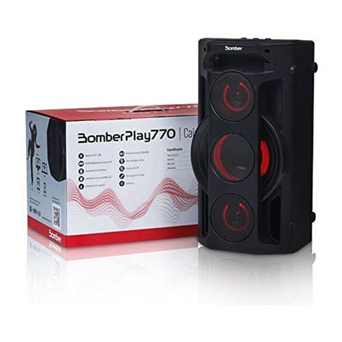 Caixa De Som Portátil Bomber Play 770 1 Subwofer 6