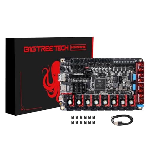 BIGTREETECH Octopus Pro V1.1 H723 Scheda di controllo a 32 bit Supporto 550 MHz Driver motore passo-passo a 8 assi TMC2209 Klipper/Marlin Supporto stampa ad alta velocità/tensione Raspberry Pi Sistemi
