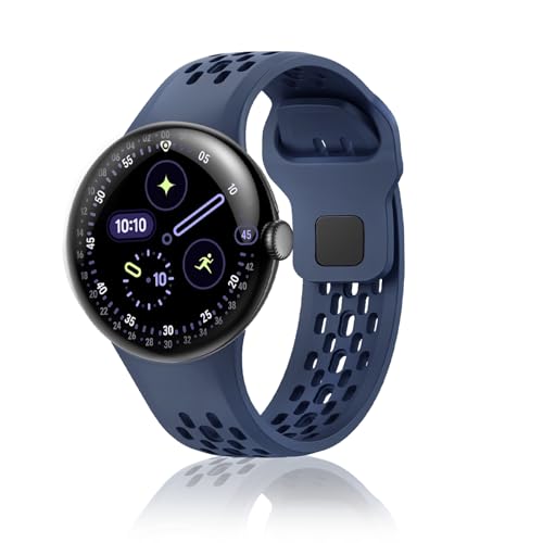 [RosMank] �o���h Google Pixel Watch 4 45mm �Ή��AGoogle Pixel Watch 3 45mm �p �\�t�g �ʋC���X�|�[�c�V���R�������X�g���b�v ��
