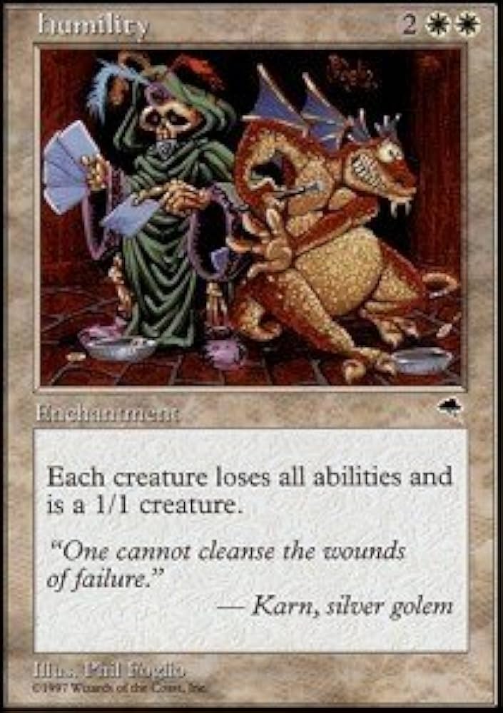 Amazon.com: Magic The Gathering - Humility - Tempest : Toys