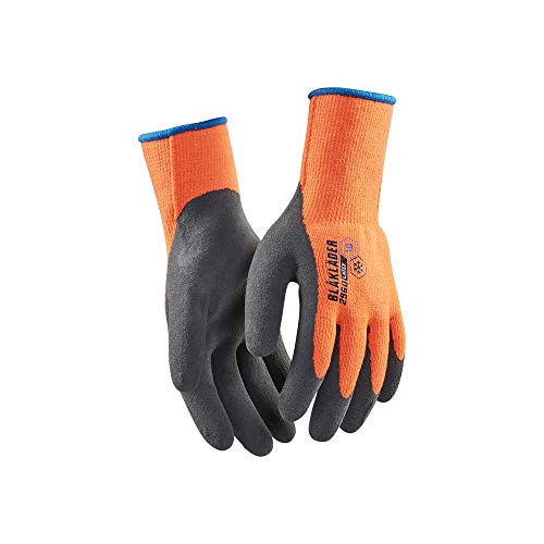 Guante forrado de látex para trabajos exteriores e industriales Blaklader naranja