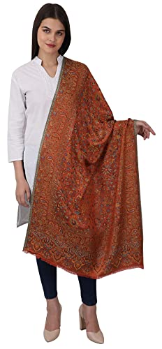 EH REVERSIBLE PASHMINA MULTCOLOR PAISLEY & FLORAL TRADITIONAL WEAVE LARGE SUPER SOFT ALL WEATHER SCARF/STOLE SILK MODAL2