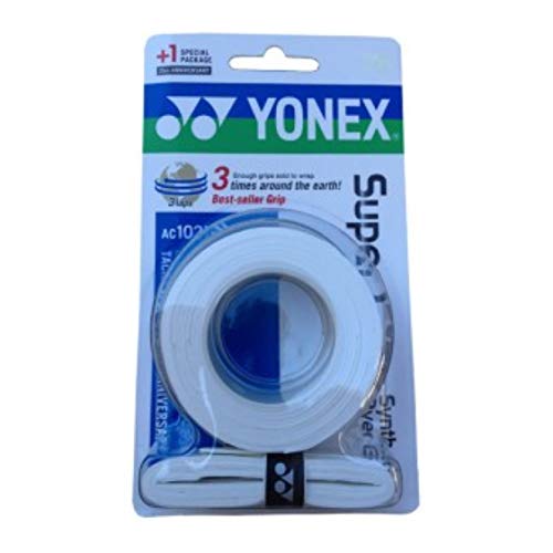 YONEX AC102EX Grip (Pack da 36), Bianco