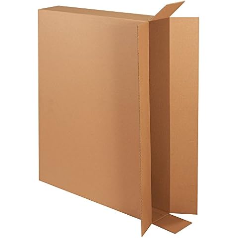 Ship Now Supply SNHD44635FOL Side Loading Boxes, 44"L x 6"W x 35"H, Kraft (Pack of 10) Cover
