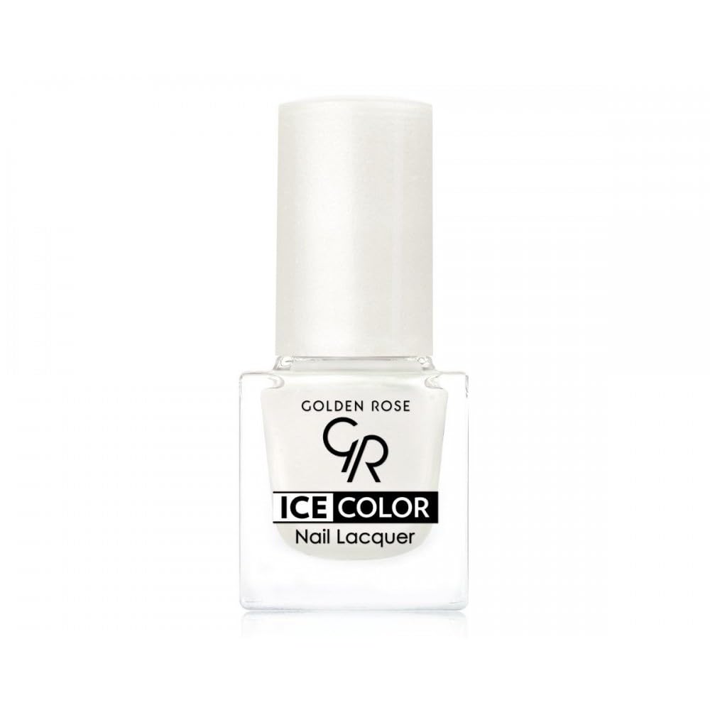 Golden Rose Ice Color Nail Lacquer No: 101 - Parlak Bitişli Mini Oje 6 ml