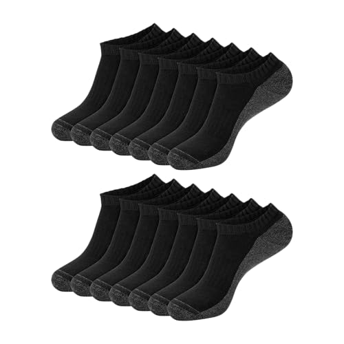 Hanes Men's No-Show Socks 14-Pair Pack