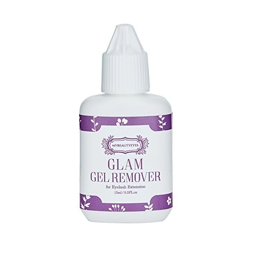 Eyelash Extension Gel Remover/Glam Gel Remover 15ml / Free Acetone/Quickly and Easily Removes Eyelash Extension Adhesive/Fast Dissolution Time (Gel) (Gel)