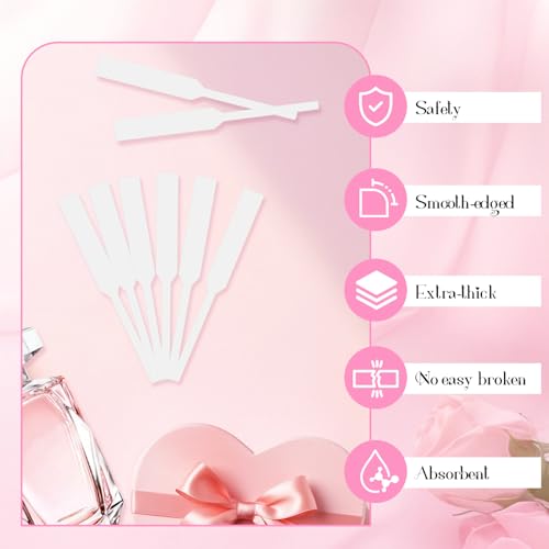 Image of 200Pcs Perfume Tester Strip | Disposable Perfume Strips Tester | Fragrance Tester Strips for Essential Oils, Fragrances, Diffuser Testing (1.2 x 13cm)