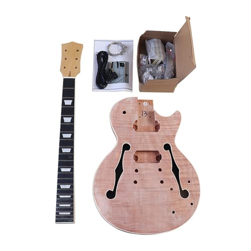 DIYギターアクセサリー LPエレキギターセット DIY 未完成楽器アクセサリー