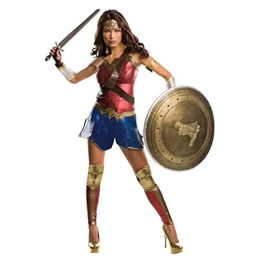 Rubie's Women's Batman v Superman: Dawn of Justice Grand Heritage Wonder Woman Costume, Multi, Large