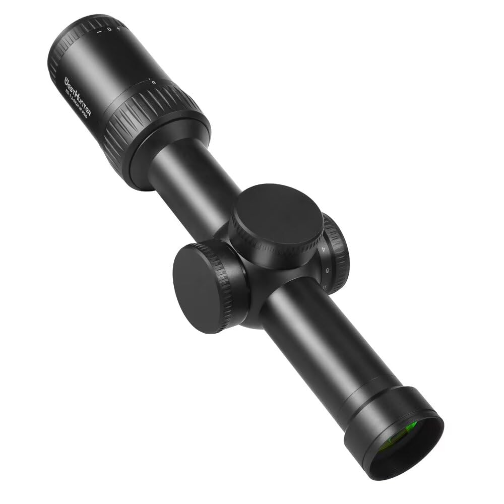 WestHunter Optics HD-S 1.2-6x24 IR Pro Precisión Miras Telescópicas, Exclusivo para Competiciones Deportivas de Corta Distancia| Picatinny Kit