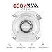 GOLOVENLD 600W Car Pedestrian Warning Tweeters Dome Treble High Sensitivity Long Service Life 4 Inch
