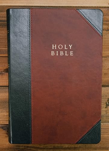 KJV Reformation Heritage (RHB) Study Bible – Two-Tone Brown/Gray Leather-Like | Study & Devotional Bible with Extensive Notes | Edited by Joel R. Beeke, Michael Barrett, Gerald Bilkes