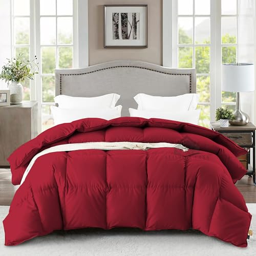 Image of Heavy Winter Comforter Single Size 60 inchX90 inch | 600 GSM Fill for Winter Comforter /Rajai /Duvet /Blanket Hotel Luxury Soft Fluffy Single Size - Burgundy Color