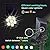 Sunklly Solar Spot Lights Outdoor Color Changing, 8 Lighting Modes 2-in-1 Solar Lights Outdoor Waterproof, Auto On/Off Multicolor Solar Powered Landscape Spotlights for Garden Patio Yard Pool, 4 Pack