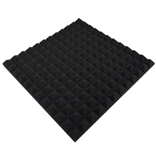 Acoustic foam panels wedge, 2 size (50502/30302) soundproof studi…