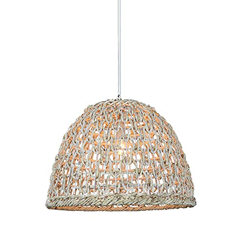 Lampe à suspension tissée NAMFHZW E27 D20 au plafond pour chambre