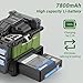 Komshine FX39 Fusion Splicer Fiber Optical 6s Fast Splicing, 6 Motors Touch Screen Core Alignment Fiber Splicer with 7800mAh Large Battery Capacity+5000 Electrodes Life+Power Meter -70~+10dB