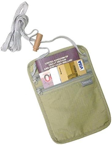 Tapp Collections Travel Neck Pouch - Sand