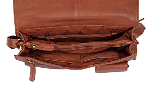 Sac à main en cuir marron taille M pour vos sorties