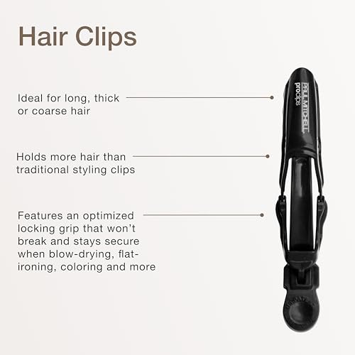 Set de 4 pinzas para cabello Paul Mitchell ProClips miniatura 2