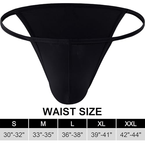 Men's String Cheeky Bikini Underwear High-leg Opening Briefs Sexy Brazilian Cut Bulge Underpanties for Men2