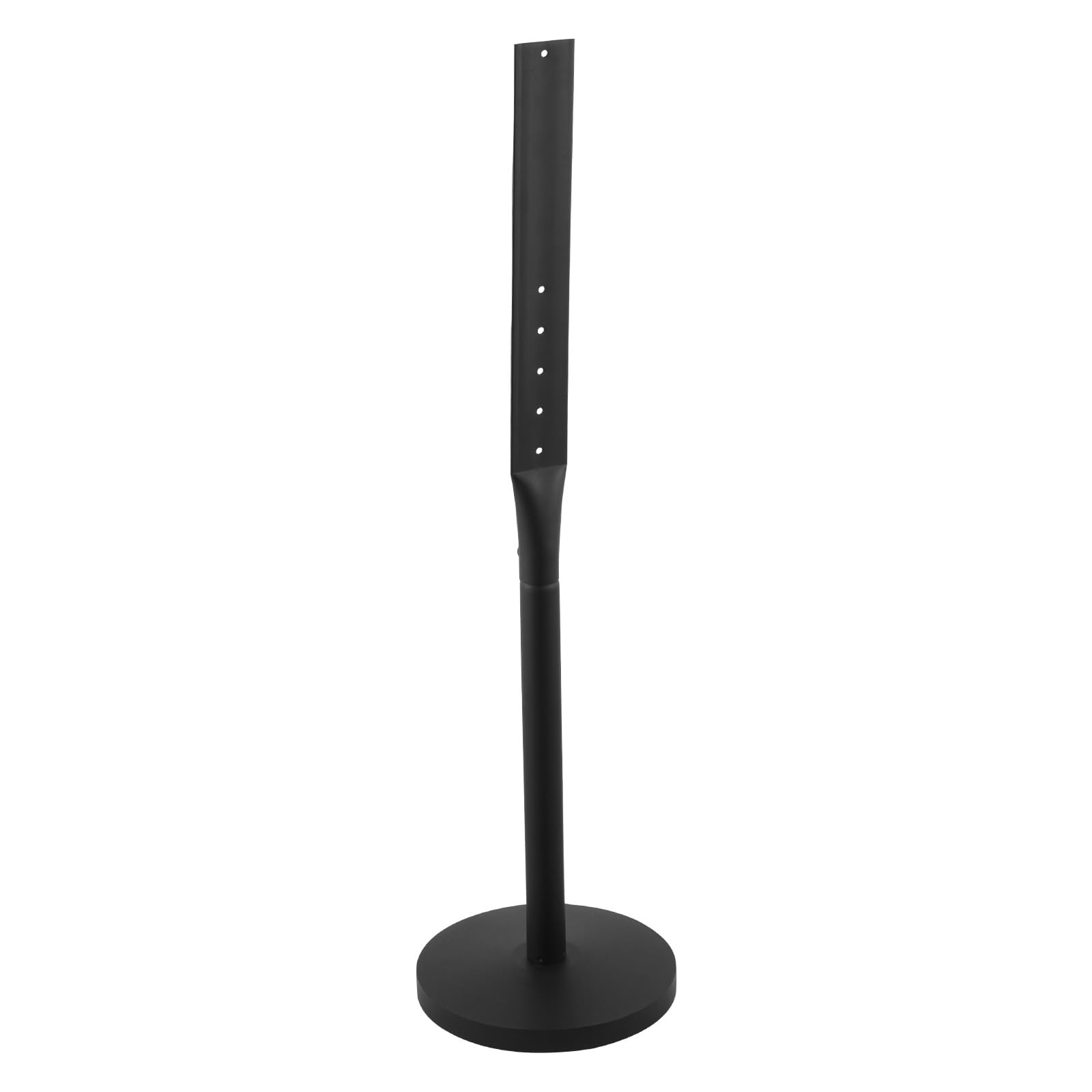 VEVOR Poteau pour Panneau Portable, Lot de 2, Support de Signalisation en Métal avec Base en Fonte Robuste, pour Parking, Avertissement, Avis, Usage Intérieur et Extérieur, Noir (Sans Panneau)