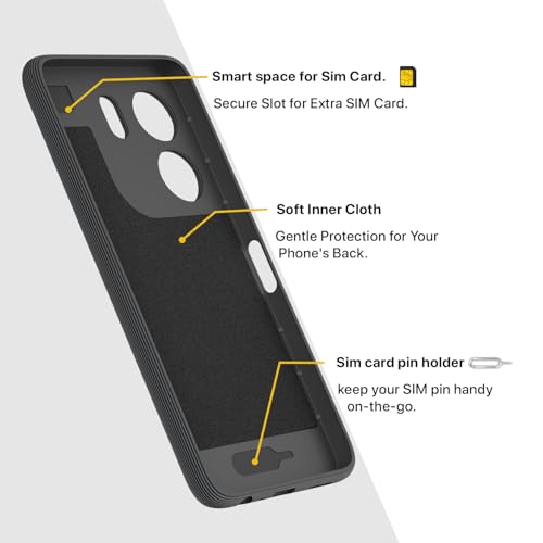 Image of Pikkme Back Cover for Oppo A5x Soft Grip 3D Hexa Cube Texture Silicone Bumper Case (Grey)