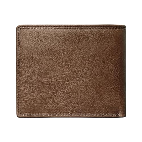 Top Tier Cowhide Men's Wallet Vintage Horizontal Zipper Change Credit Card Slot Leather Men's Bag2
