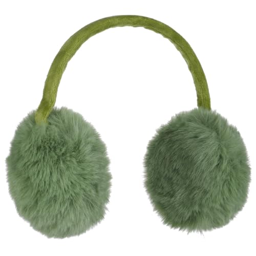 McBURN Cache-Oreilles One Colour Femme - Protege-Oreilles Hiver Automne-Hiver - Taille Unique Vert