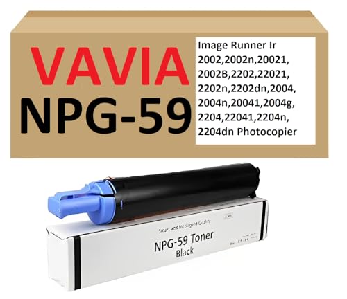 Image of NPG-59 Toner Cartridge Compatible for Printers IR 2002, 2002N, 2002L, 2002G, 2004, 2004N, 2202, 2202L, 2202N, 2202Dn, 2204N, 2206, 2006N, 2224N (NPG 59)