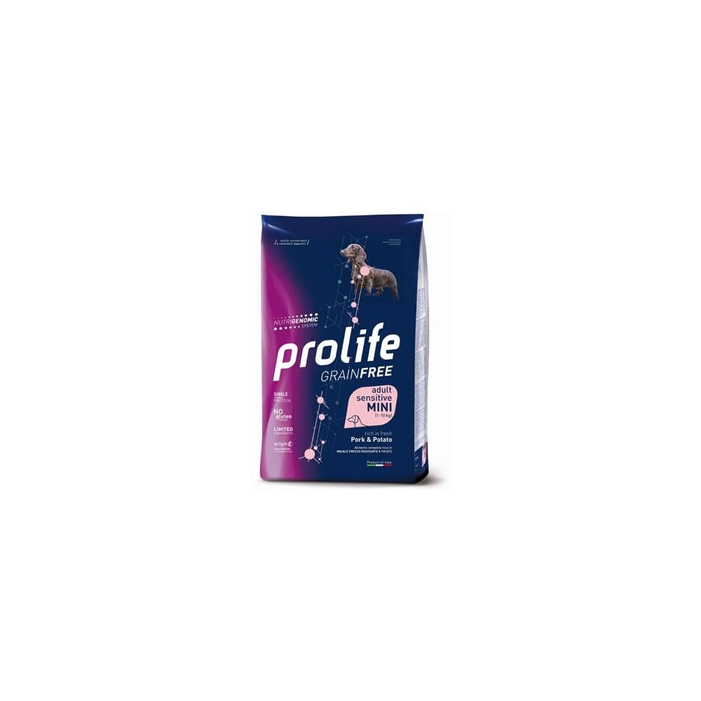 CONSORzio ZOODIACO Prolife Sensitive Adult Mini Wieprzowina Ziemniaki 2Kg
