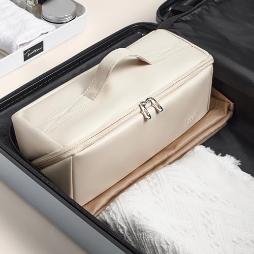 Veki Reise Tasche für Dyson Airwrap Styler und Shark, Aufbewahrungstasche für Dyson Supersonic, Warmluftbürste Haartrockner Tragetasche für Frisur-Werkzeug und Umfangreichem Zubehör (Schwarz)