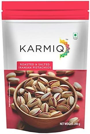 Karmiq Roasted and Salted Irani Pista, 200g
