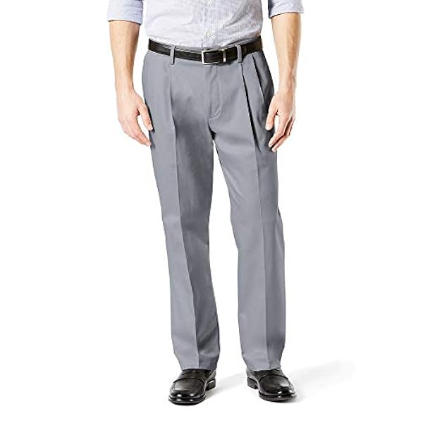 Dockers Big & Tall Classic Fit Signature Khaki 2.0 Pant D3 - Pleated pantaloni casual Uomo