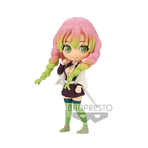 Banpresto Demon Slayer: Kimetsu no Yaiba Q posket Petit vol.4(C:Mitsuri Kanroji), Multiple Colors (BP17747)