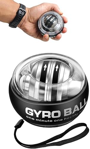 Güç Topu Gyro Ball El Bilek Egzersiz Topu Wrist Ball Otomatik Jiroskop Kol Kuvvet Spor Ekipmanı - Görsel 1