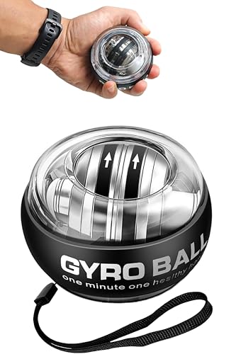 Güç Topu Gyro Ball El Bilek Egzersiz Topu Wrist Ball Otomatik Jiroskop Kol Kuvvet Spor Ekipmanı