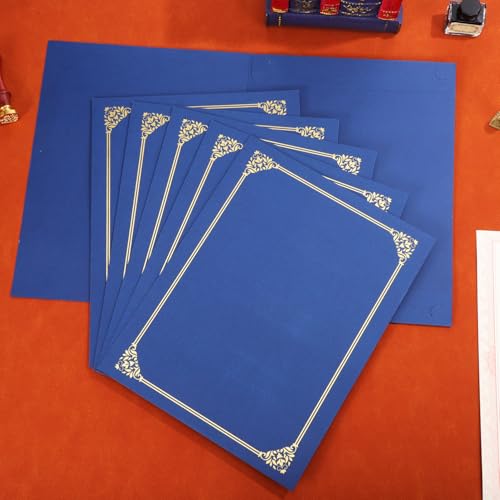 Protection de certificats pour présentation professionnelle VILLCASE bordure dorée