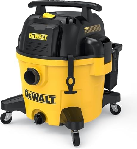 DEWALT 9 Gallon STEALTHSONIC Ultra Quiet Poly Wet/Dry Vacuum, DXV09P ...