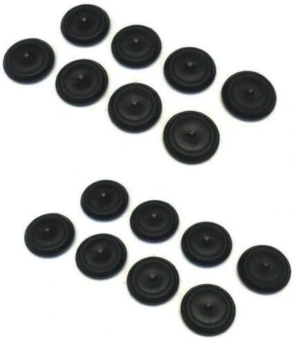 16 Tampões de Dreno do Assoalho em Borracha Termoplástica Vital All-Terrain para Jeep CJ5, CJ7, CJ8 Scrambler, Wrangler YJ e Cherokee XJ