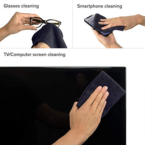 Boundless Audio Record Cleaning Cloth - Large 12" X 12" Microfiber Cleaning Cloth X 5 Pack For Vinyl Record Cleaning & Record Drying #TOP5