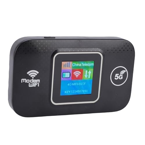 Image of 5G LTE Mobile Hotspot Router, High Speed 300Mbps 4G 5G Portable WiFi with WPA WPA2 Encryption, for Smartphones Laptops Smart TVs