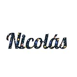  Nombres en Vinilo Nombres Decorativos personalizados .Edición especial Nombres con Texturas, Nombres en pegatina niños,Nombres Personalizados con texturas a color !…