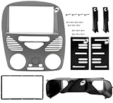 Moldura Fiamon 2 Din 7' Palio Fire G2 02/14 - Siena 1.0 Fire 02/14 - Strada 1.4 MPI Fire 02/14 Sem Ar Condicionado - Cinza