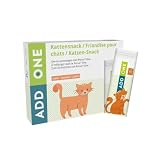 Porus Add One | Geschmacksrichtung Lachs | 30 x 10 g | Ergänzungsfuttermittel für Katzen | Leckerer Verwöhn-Snack zum Einmischen von Porus One