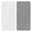 Medium Grey Heather/White