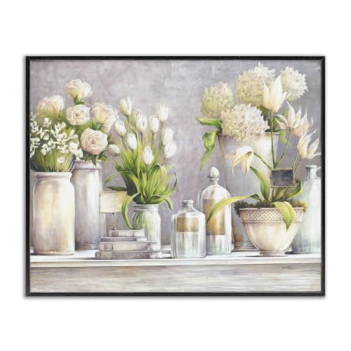 Traditional Floral Still Life, 16 x 20 Inch Framed Giclée Print