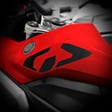 Az Graphishop Autocollants latéraux pour réservoir compatibles avec BMW R 1300 GS 2025 2026 Protection contre les chocs et les rayures Made in Italy GS RR I R1300 (Racing Red)