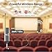 TONOR Wireless Microphone Kabellos, Drahtloses UHF Mikrofon Set für Karaoke 60m Reichweite, Kabelloses Funk Handmikrofon Dynamisch mit 6,35 Klinke Anschluss für Partybox, DJ, Kirche,TW620, Schwarz
